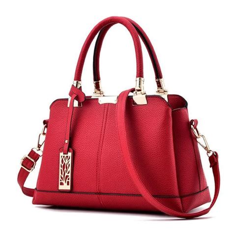 SACS TRIOMPHE ROUGE DE LUXE POUR FEMME 